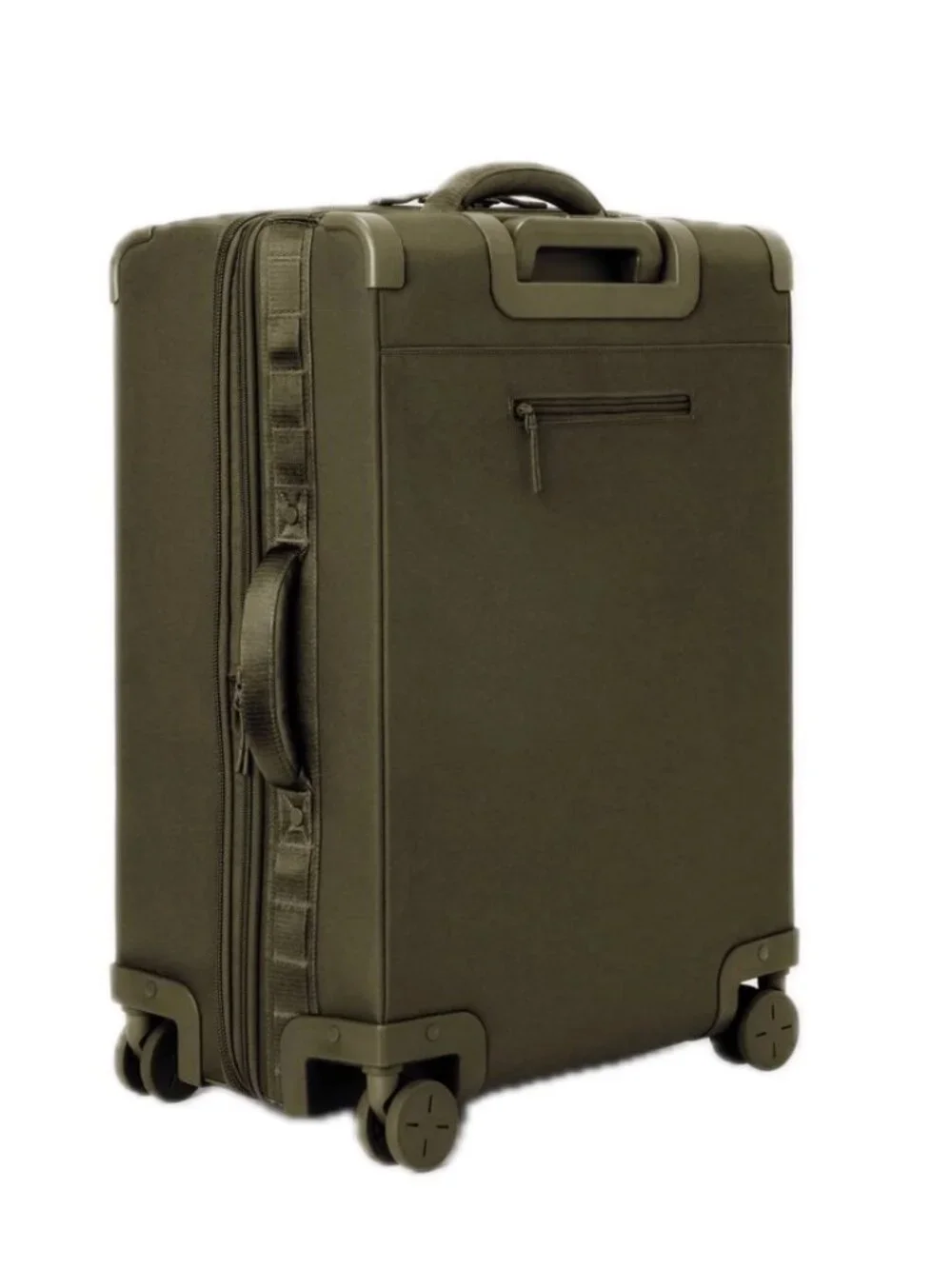 Dagne Dover Sydney 25" Checked Rolling Suitcase Luggage Dark Moss NEW - Picture 4 of 13